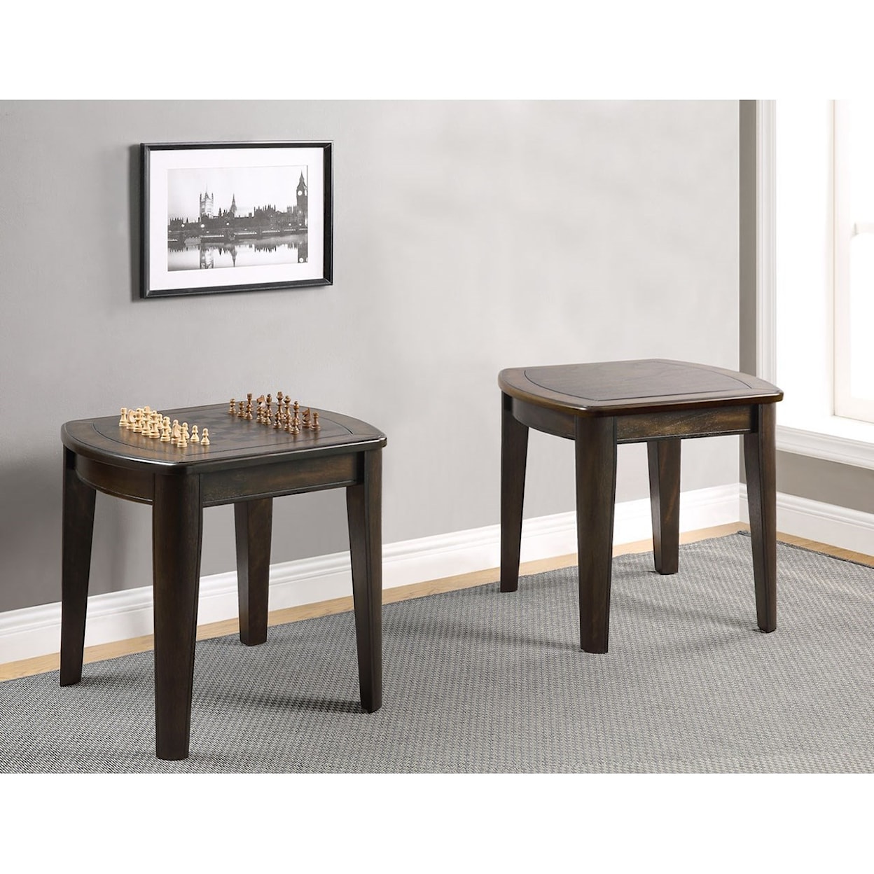 Steve Silver Diletta Game End Table 