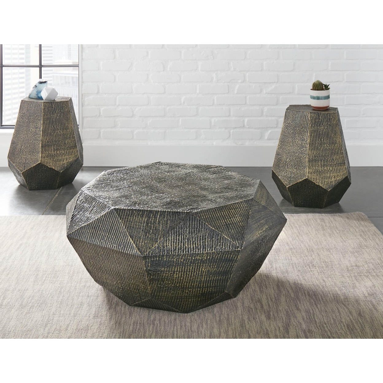 Prime Donato Hexagon End Table