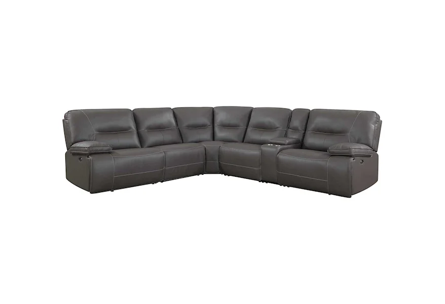 Ellery Power Reclining 6-Piece Sectional by Steve Silver at Sam Levitz Furniture