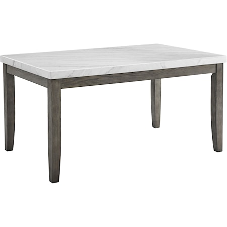 Guangxi White Marble Top Dining Table