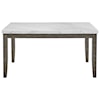 Prime Emily Guangxi White Marble Top Dining Table