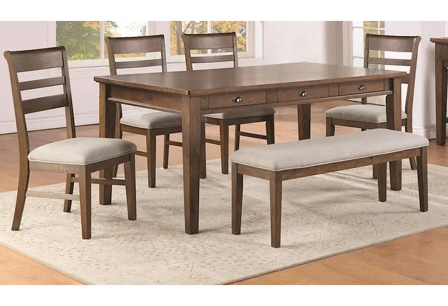 Foxwell Foxwell 6-Piece Dining Set by Steve Silver at Morris Home