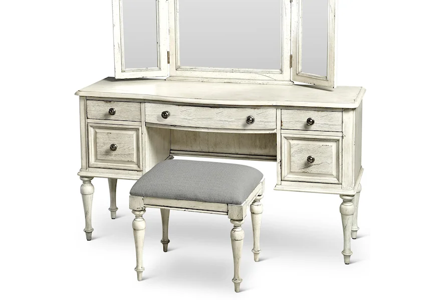 Highland Park Vanity Desk by Steve Silver at Galleria Furniture, Inc.
