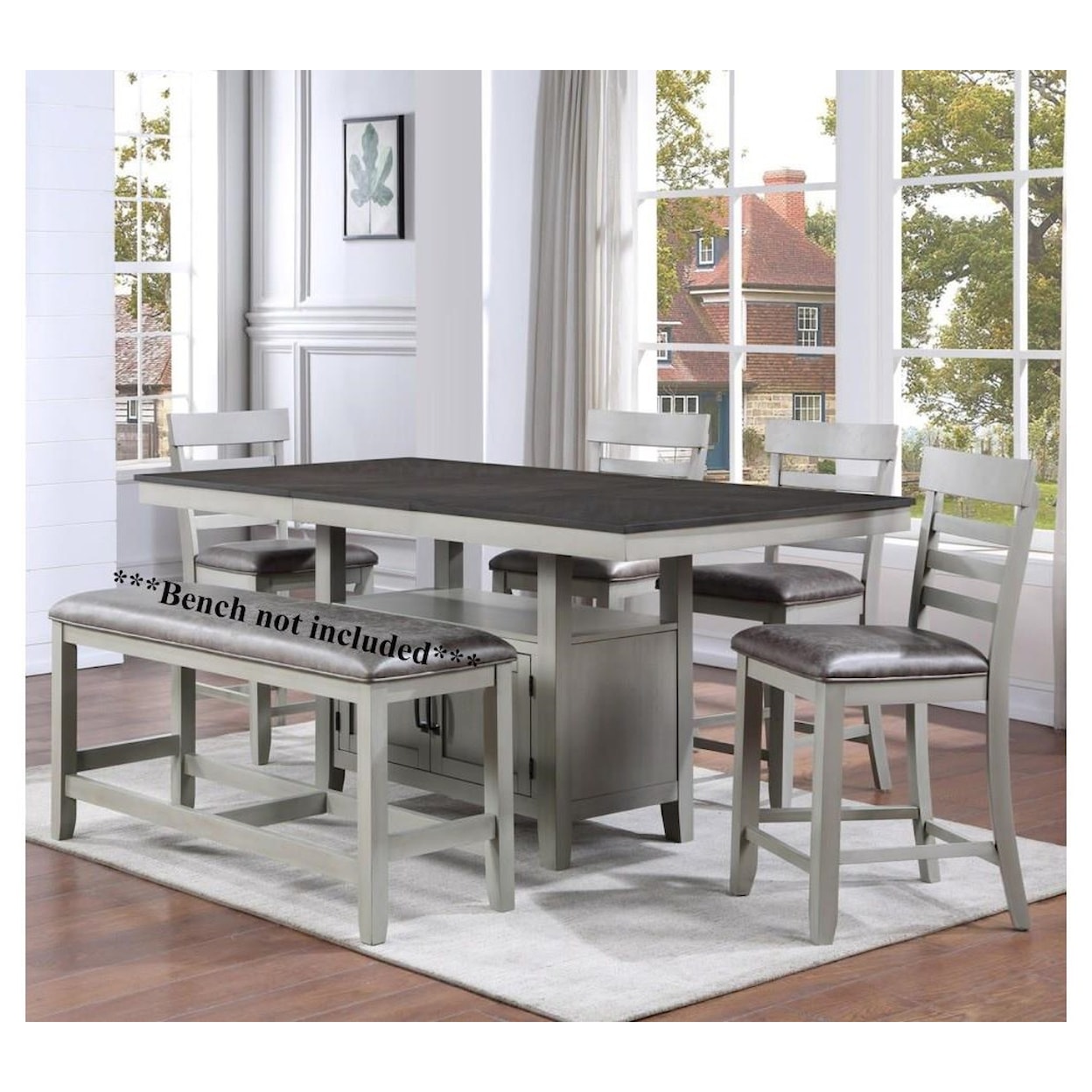 Steve Silver Hyland 5-Piece Counter Table Set