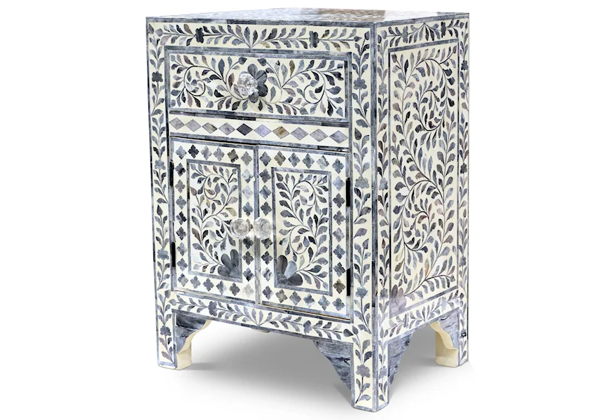 India Accents Farrah Accent Cabinet by Steve Silver at Morris Home
