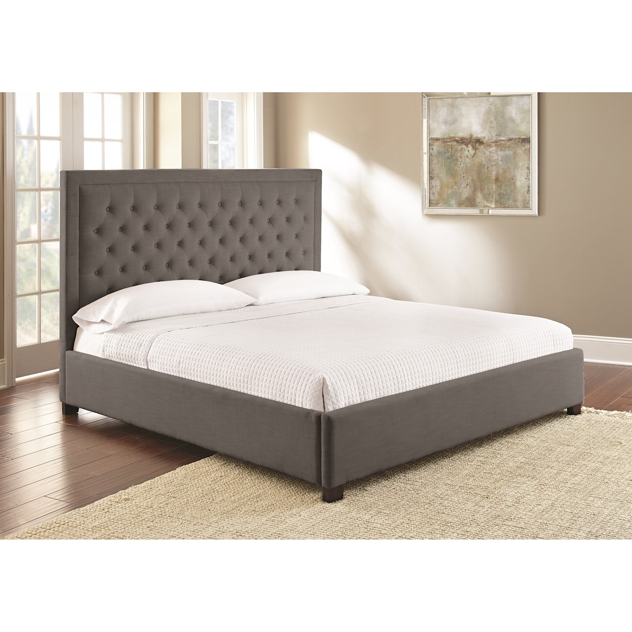 Belfort Essentials Isadora King Upholstered Bed