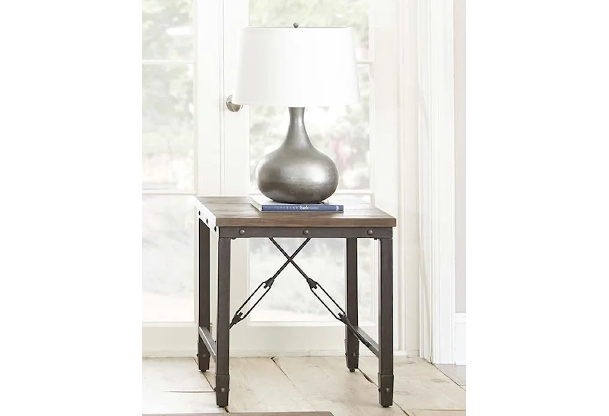 Jersey Jersey End Table by Steve Silver at Morris Home