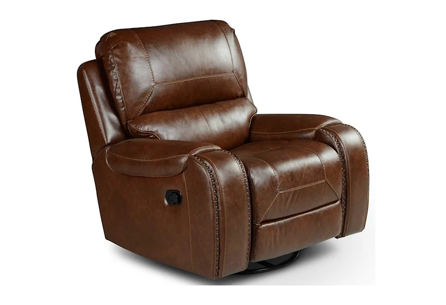 Keily Manual Motion Swivel Glider Recliner by Steve Silver at Galleria Furniture, Inc.