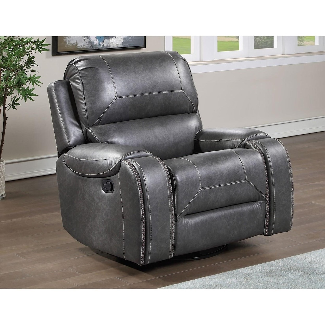 Steve Silver Keily Manual Motion Swivel Glider Recliner