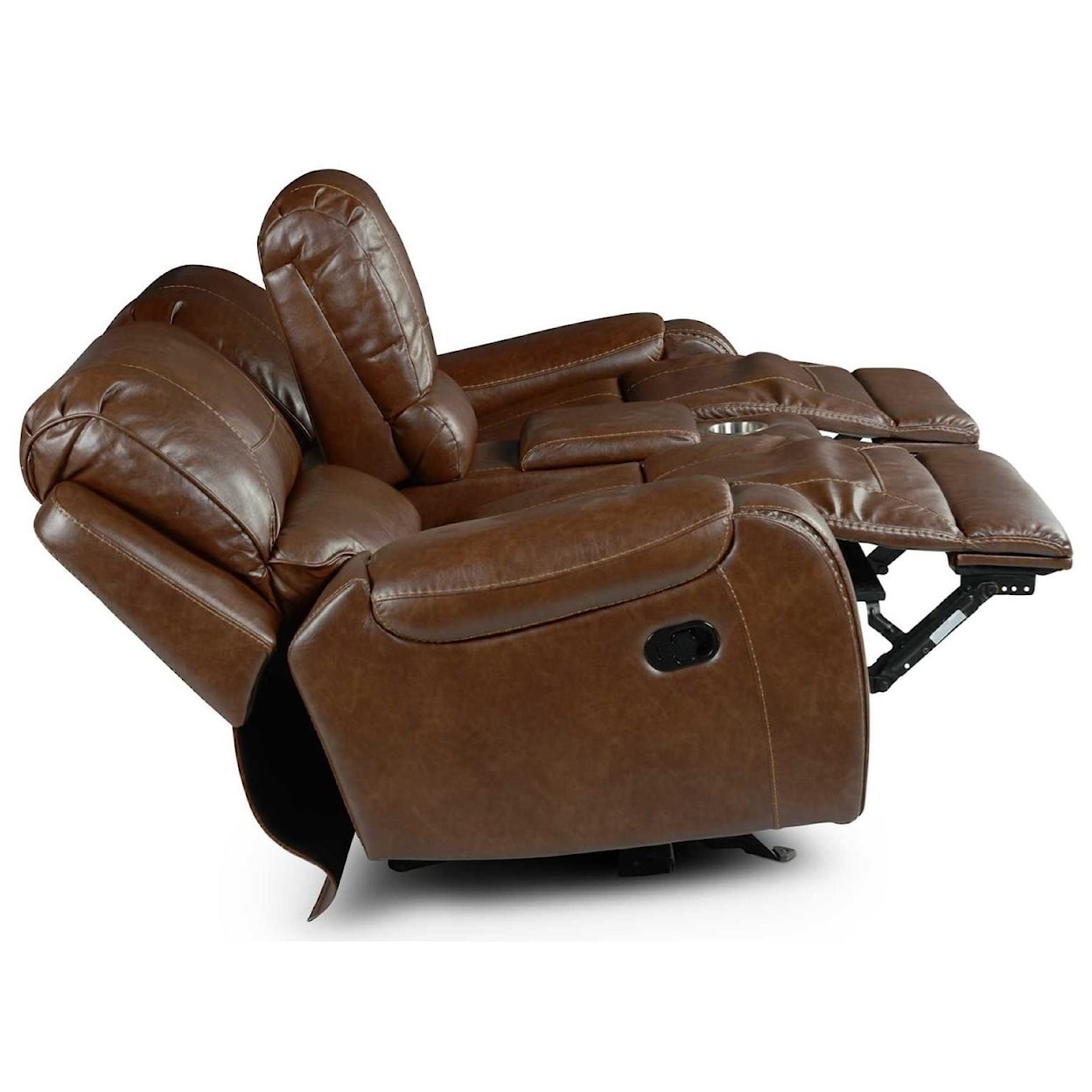 Steve Silver Keily Manual Motion Glider Recliner Loveseat