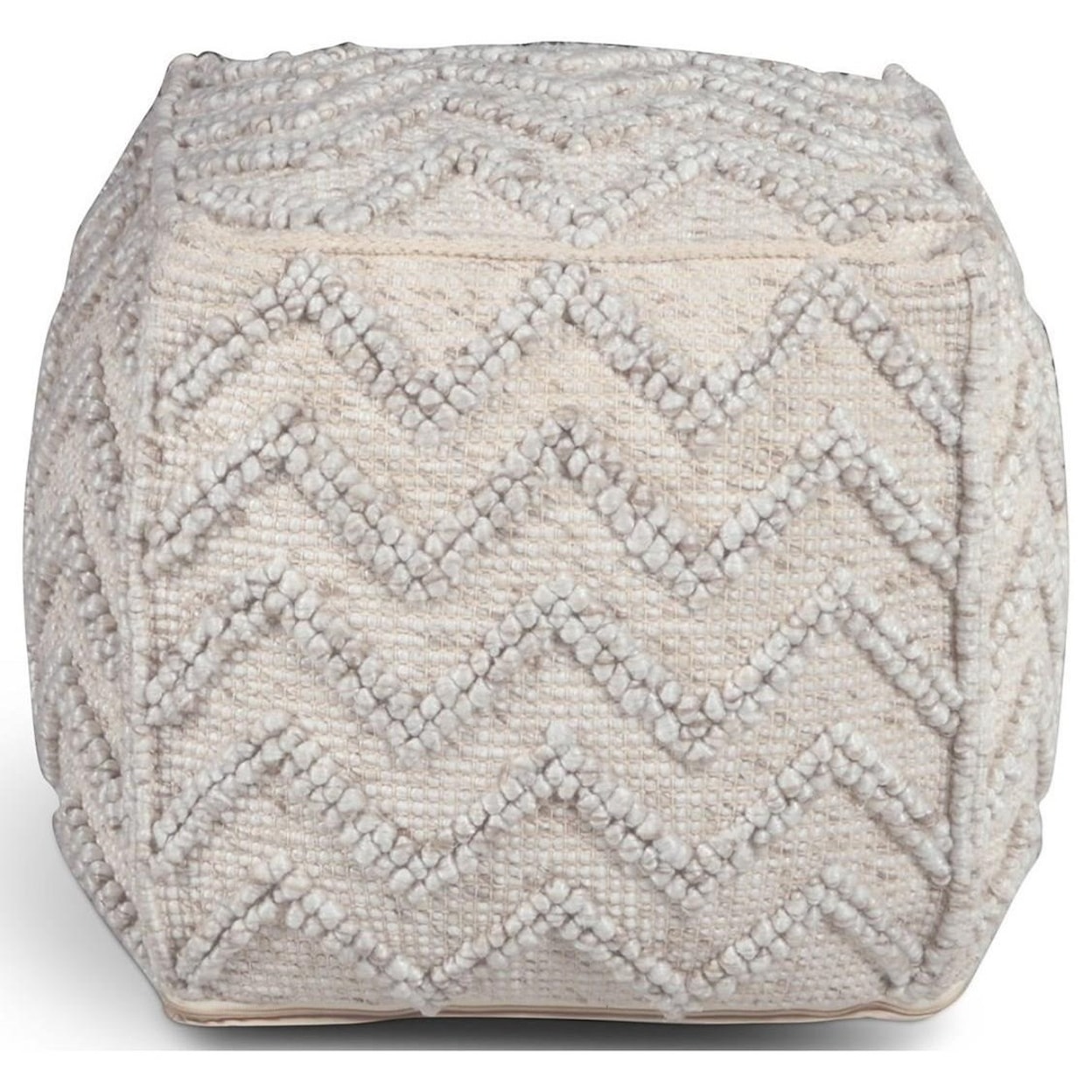 Steve Silver Kenzari Handwoven Pouf