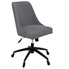Prime Kinsley Swivel Upholstered Desk Chair