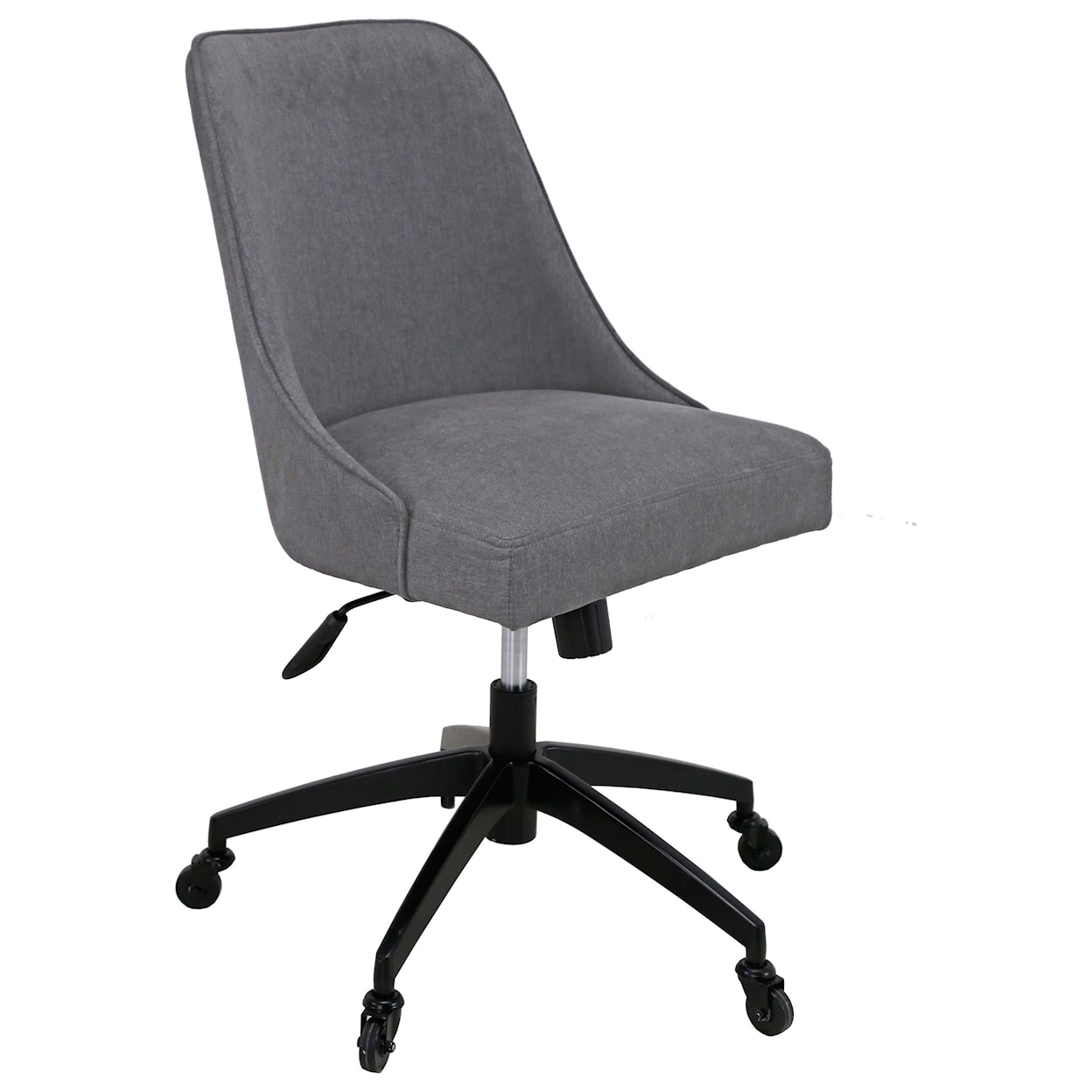 Steve Silver Kinsley Swivel Upholstered Desk Chair