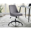 Steve Silver Kinsley Swivel Upholstered Desk Chair