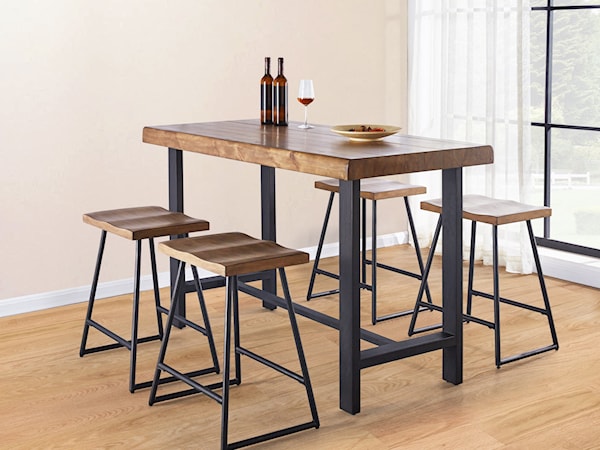 Counter Height Table and Stool Set