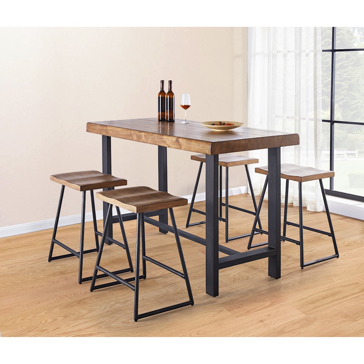 Prime Landon Counter Height Table and Stool Set