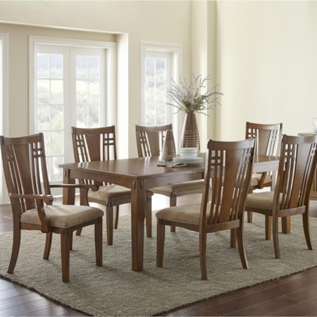 7 Piece Table and Chair Set