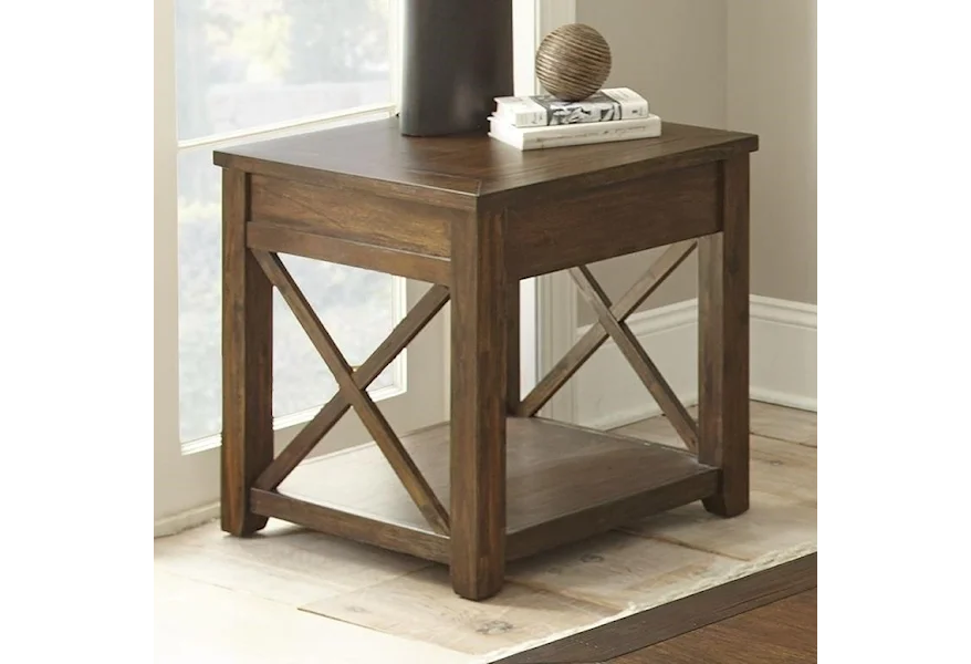 Lenka Square End Table by Steve Silver at Darvin Furniture