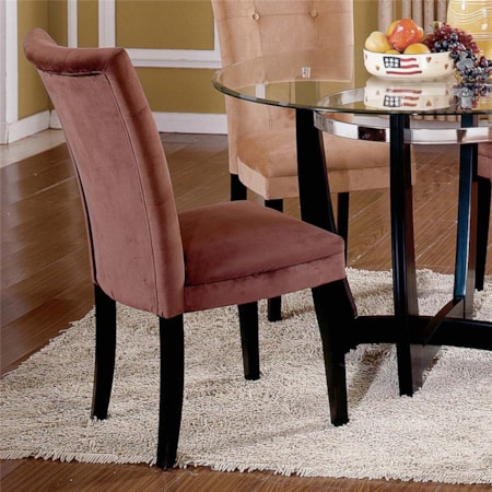Exposed Wood Parson's Dining Chair