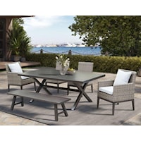 7 Pce Outdoor Dining Set - Not Including Bench