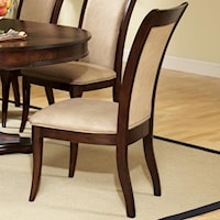 Transitional Upholstered Seat and Back Dining Side Chair