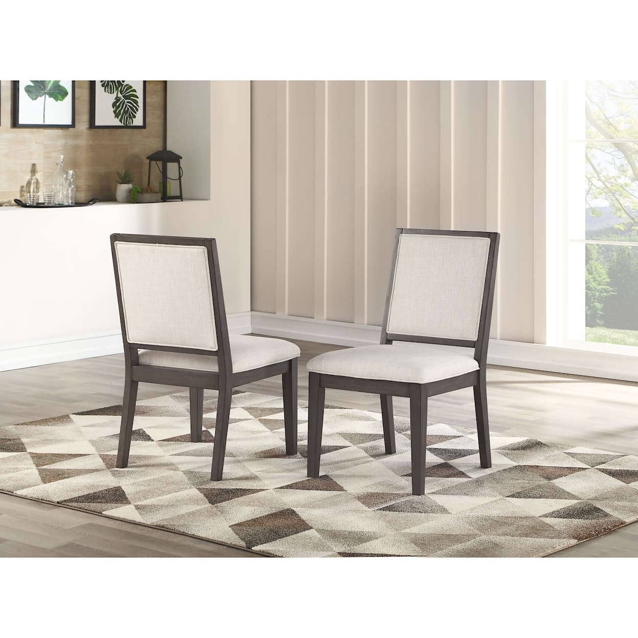 Steve Silver Mila 7 Piece Dining and Chair Set