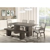 Prime Mila Dining Table and Chair Set with Bench