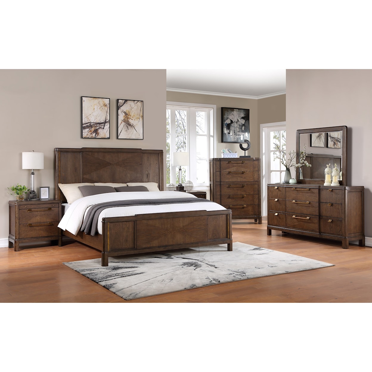 Prime Milan King Bedroom Group