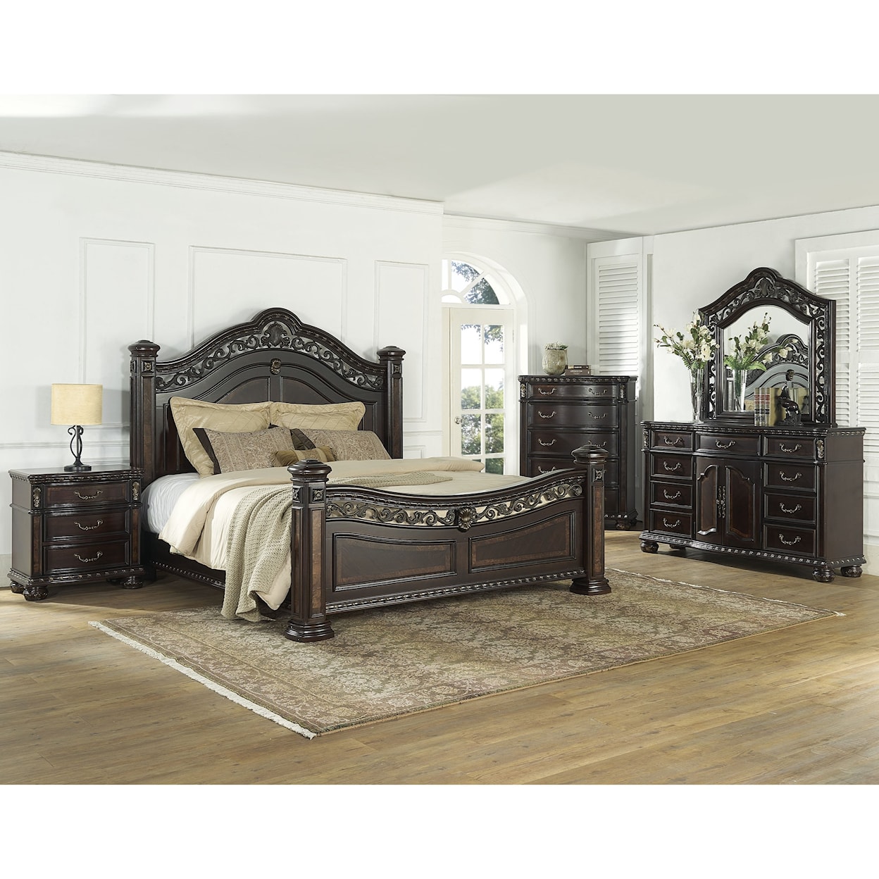 Steve Silver Monte Carlo King Bedroom Group