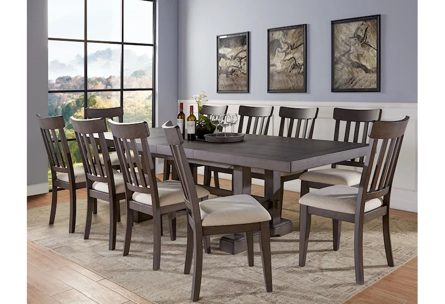Napa 10 Piece Table and Chair Set by Steve Silver at Sam Levitz Furniture