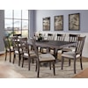 Steve Silver Napa 10 Piece Table and Chair Set