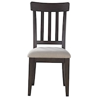 Contemporary Side Chair with Upholstered Seat