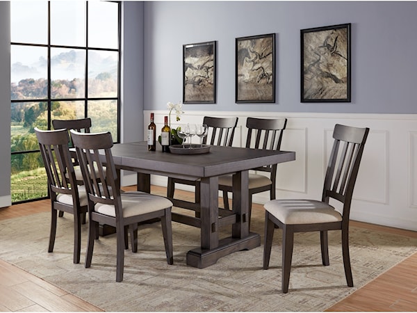 7-Piece Table and Chair Set 