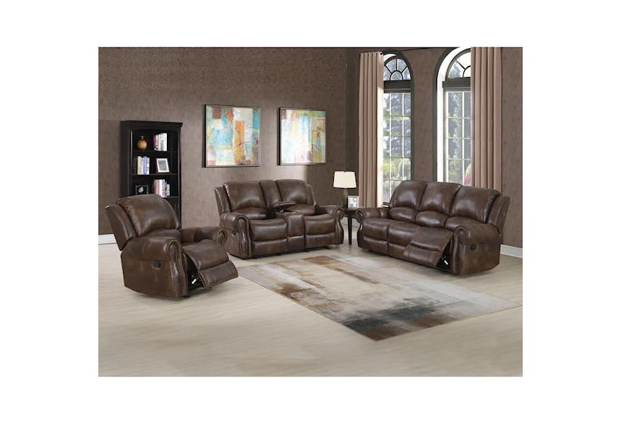 Navarro Reclining Living Room Group by Steve Silver at Galleria Furniture, Inc.
