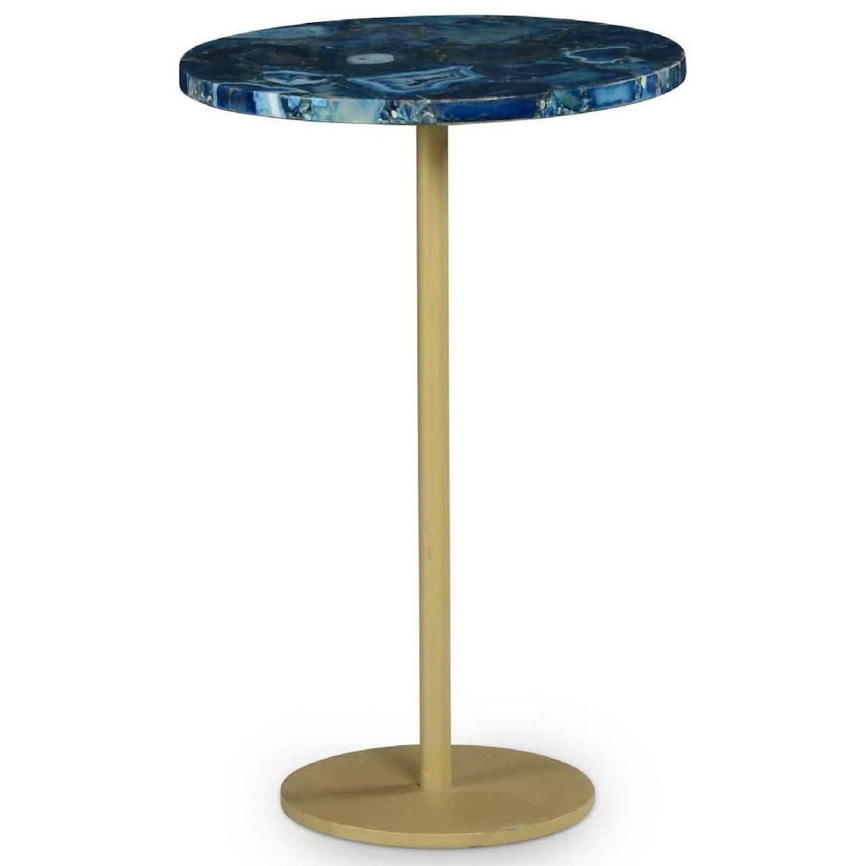 Steve Silver Oceana Agate Top Side Table