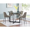 Prime Olson SS 5 Piece Counter Dining Set