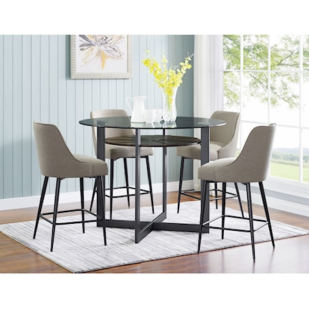 5 Piece Counter Dining Set