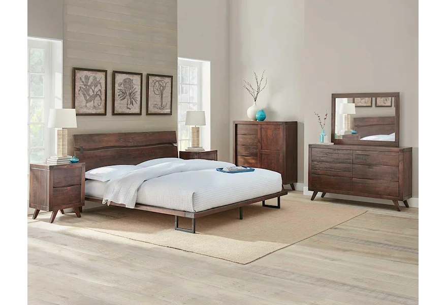 Pasco 4 Piece King Bedroom Set by Steve Silver at Sam Levitz Furniture