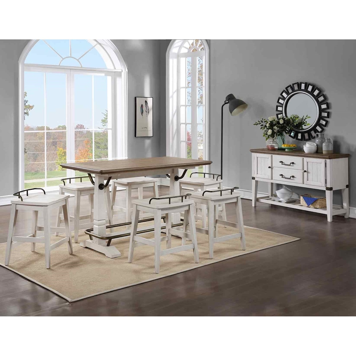 Steve Silver Pendleton Formal Dining Room Group 