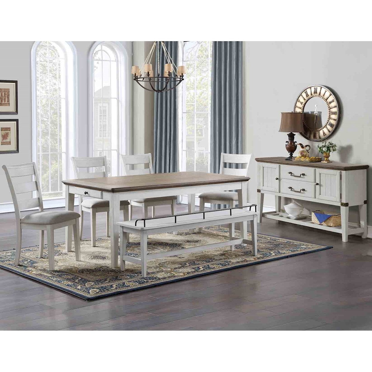 Steve Silver Pendleton Formal Dining Room Group 