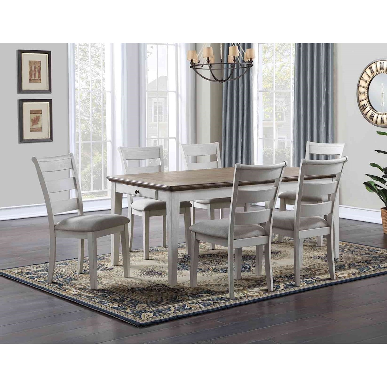 Prime Pendleton 7-Piece Dining Set 