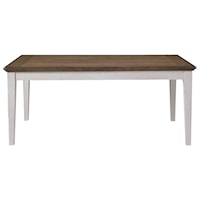 Modern Farmhouse Dining Table with Storage Drawer 