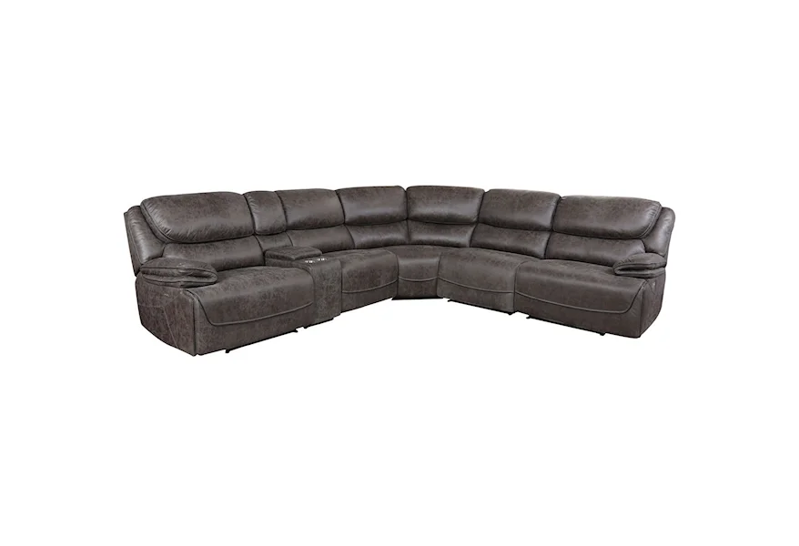Plaza Reclining Sectional Sofa by Steve Silver at Galleria Furniture, Inc.