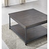 Prime Prescott Lift-Top Square Cocktail Table w/ Casters