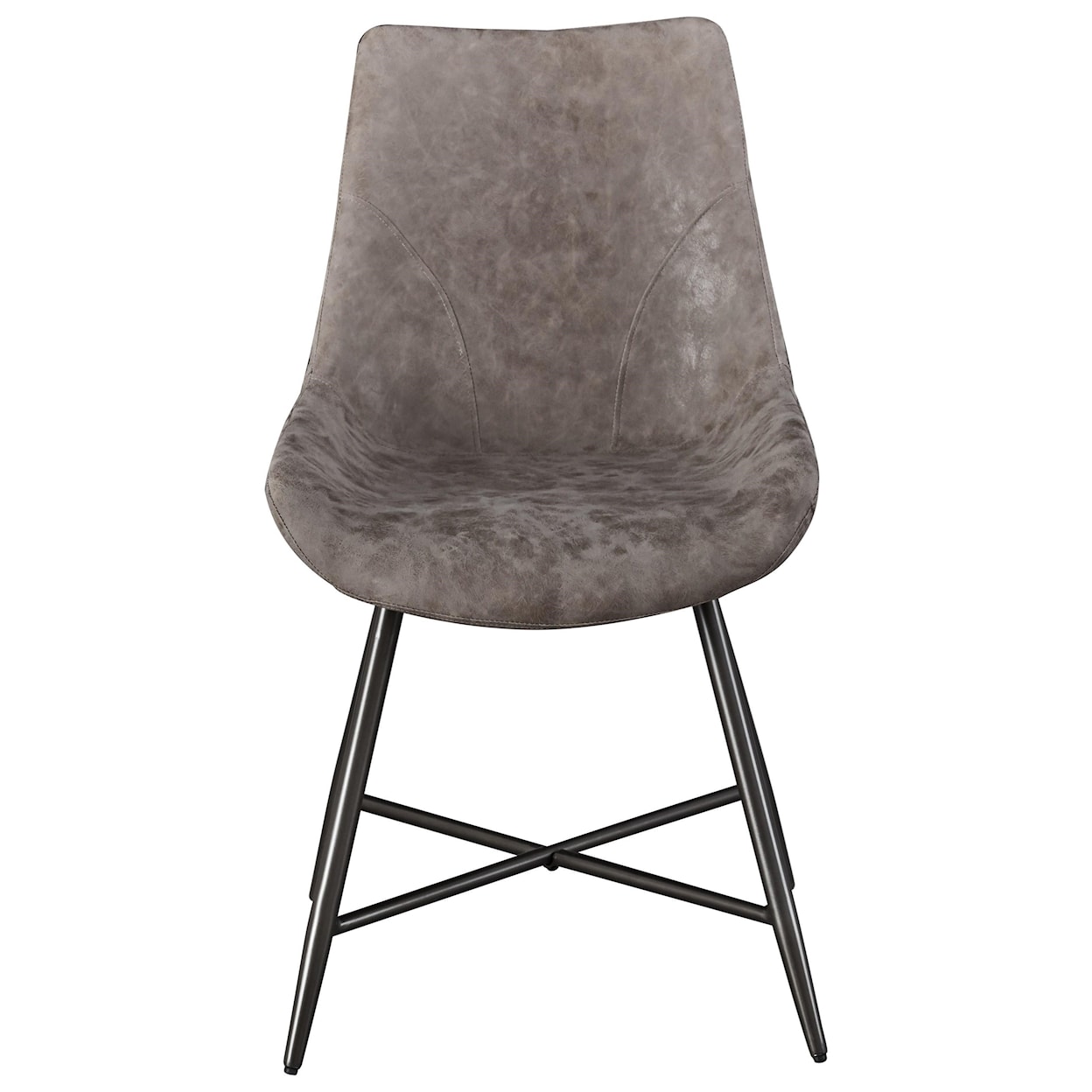 Steve Silver Ramona Faux Rawhide Side Chair