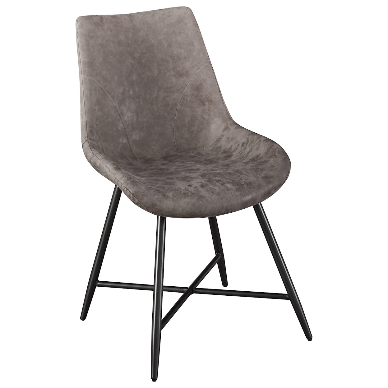 Prime Ramona Faux Rawhide Side Chair