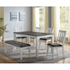 Steve Silver Robin 6-Piece Table and Chair Set with Bench