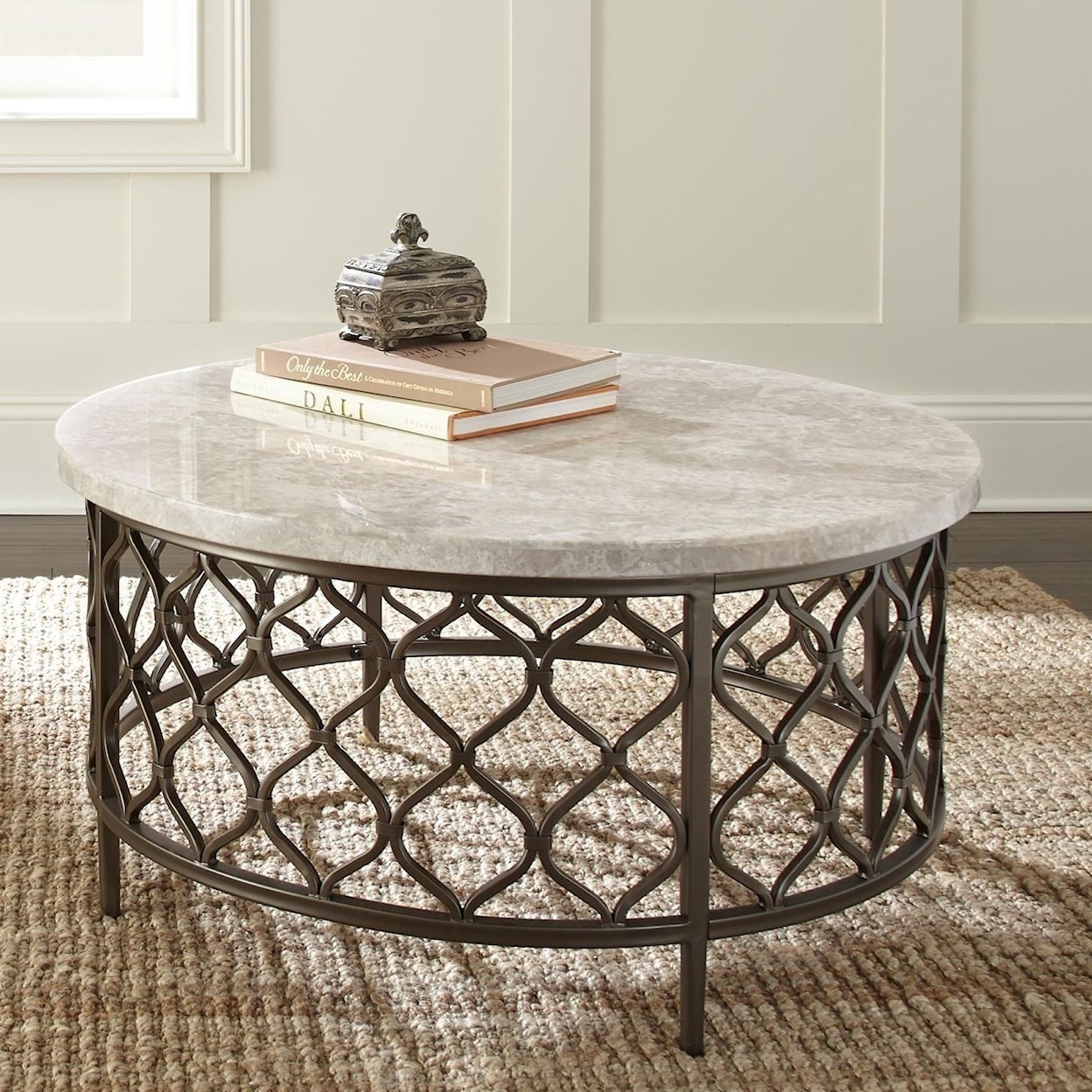 Prime Roland Stone Top Cocktail Table