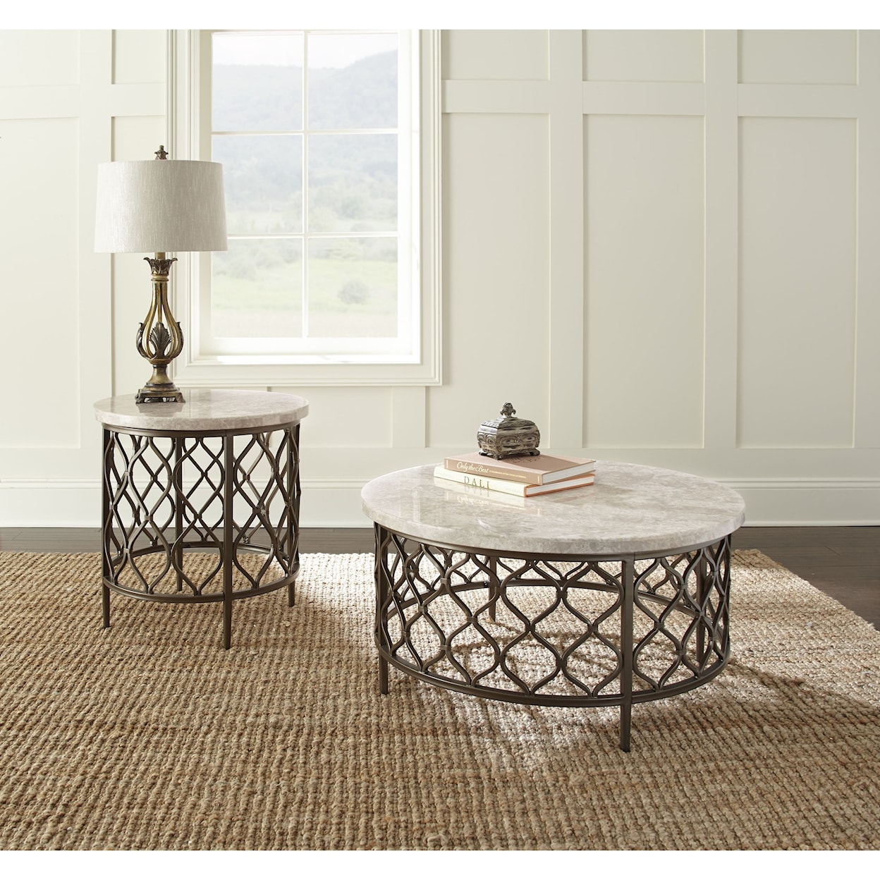 Prime Roland Stone Top End Table