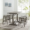 Prime Ryan 5-Piece Counter Height Table and Stool Set